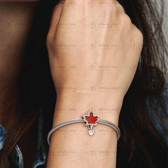 Pandora Canada Red Maple Leaf Charm|Pendant - Picture 2 of 2